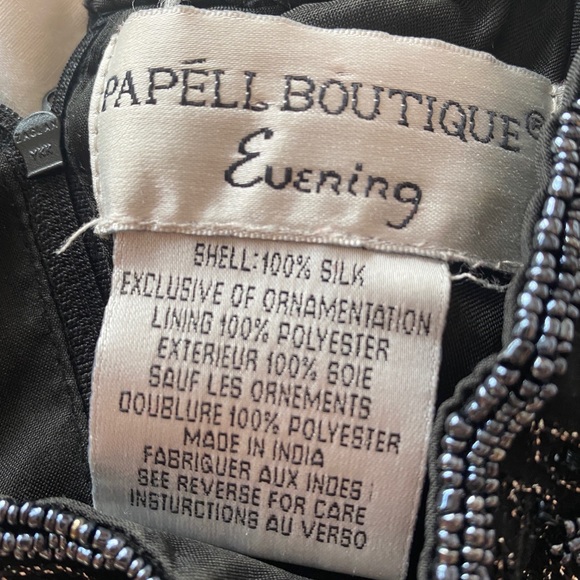 Vintage Beaded High Neck Evening Top - Picture 5 of 6